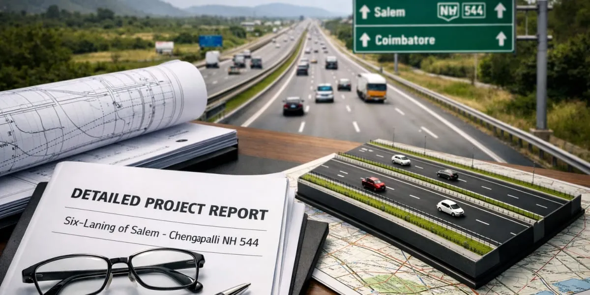 Detailed Project Report For Six-laning Of Salem Chengapalli Stretch