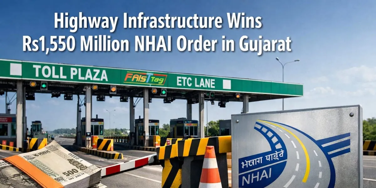 Highway Infrastructure Wins Rs1,550 Million NHAI Order in Gujarat