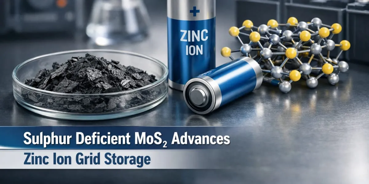 Sulphur Deficient MoS2 Advances Zinc Ion Grid Storage
