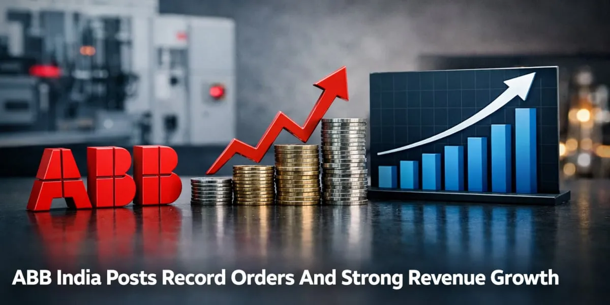 ABB India Posts Record Orders And Strong Revenue Growth