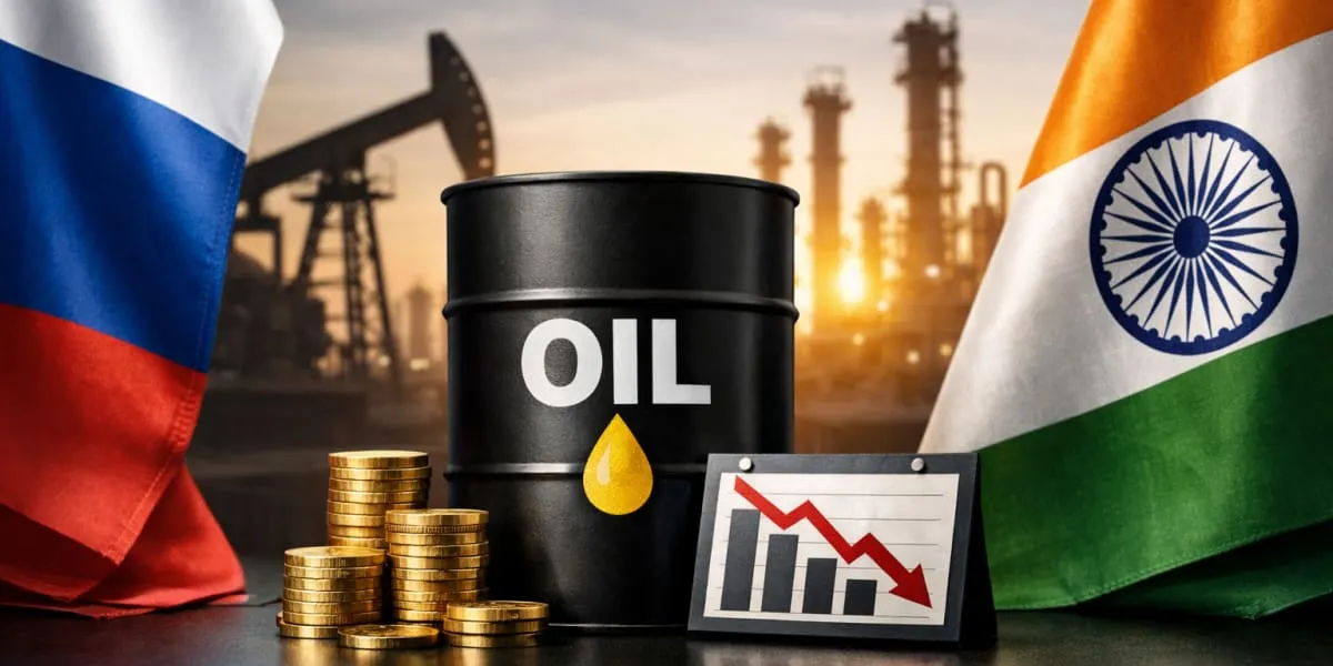 Russian Share Of India's Jan Oil Imports Hits Lowest Since Late 2022