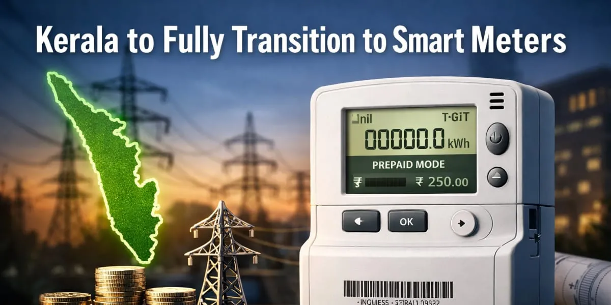 Kerala to Fully Transition to Smart Meters