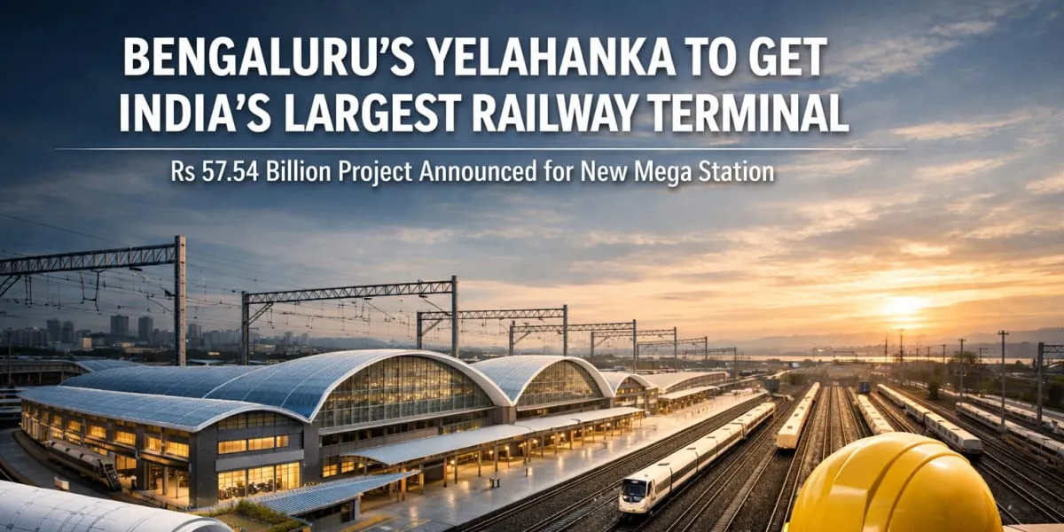Bengaluru's Yelahanka To Get India's Largest Railway Terminal