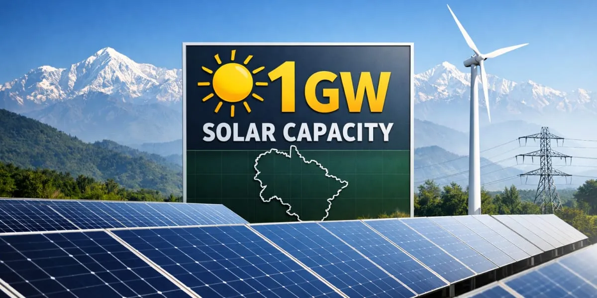 Uttarakhand Crosses One GW Solar Capacity Milestone