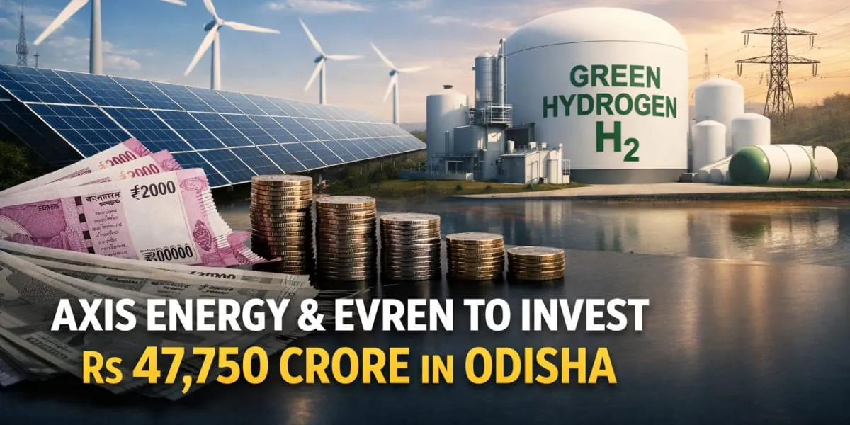 Axis Energy And Evren To Invest Rs 47,750 Cr In Odisha