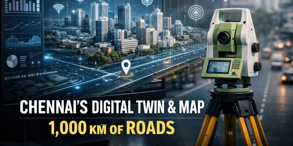 Chennai Corporation To Create Digital Twin And Map 1,000 km Of Roads