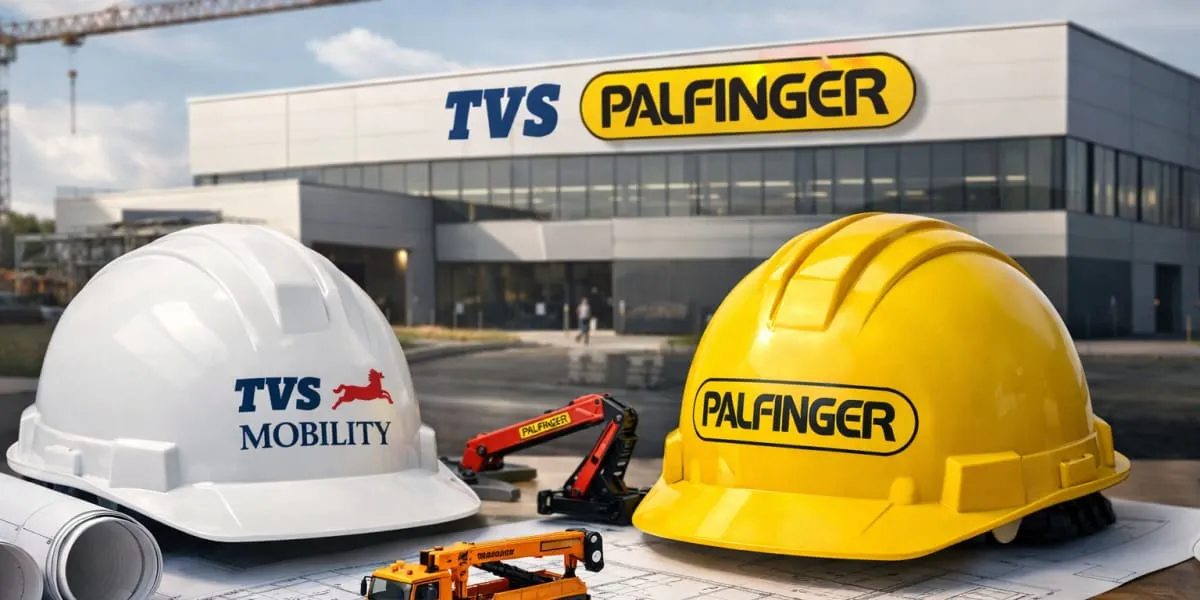 TVS Mobility and Palfinger to Set Up Rs 3.5 bn Plant in Pune