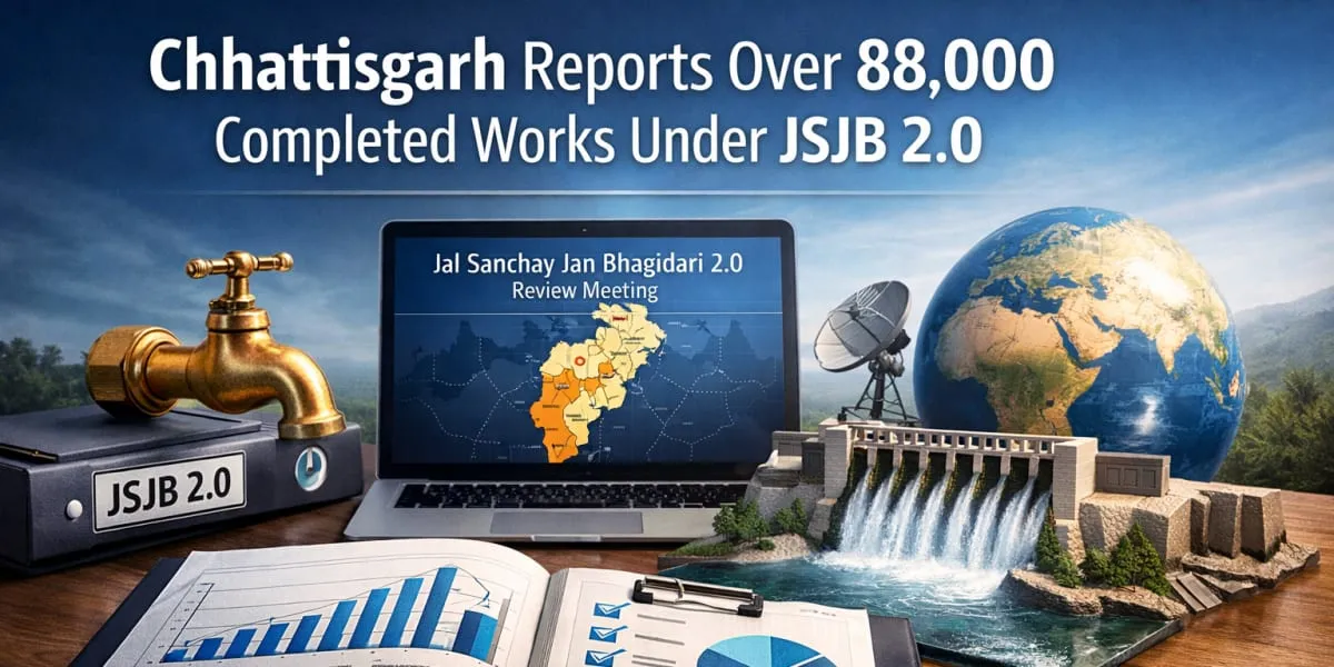 Chhattisgarh Reports Over 88,000 Completed Works Under JSJB 2.0