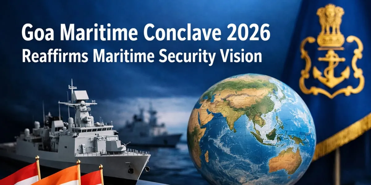 Goa Maritime Conclave 2026 Reaffirms Maritime Security Vision
