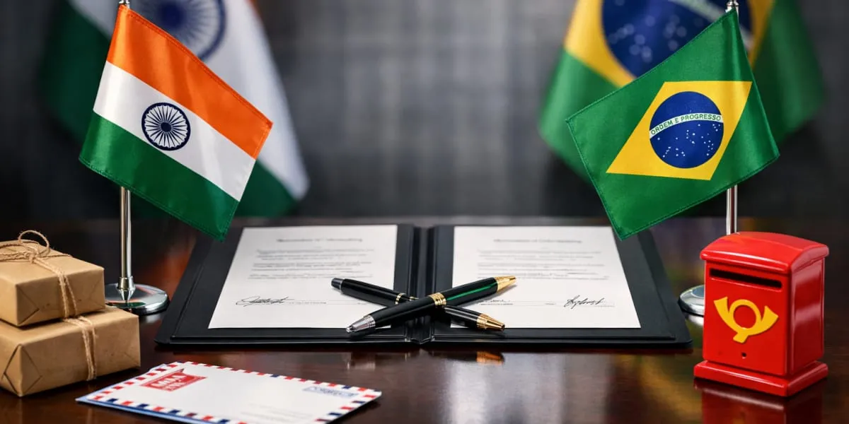 India and Brazil Sign MoU to Strengthen Postal Cooperation