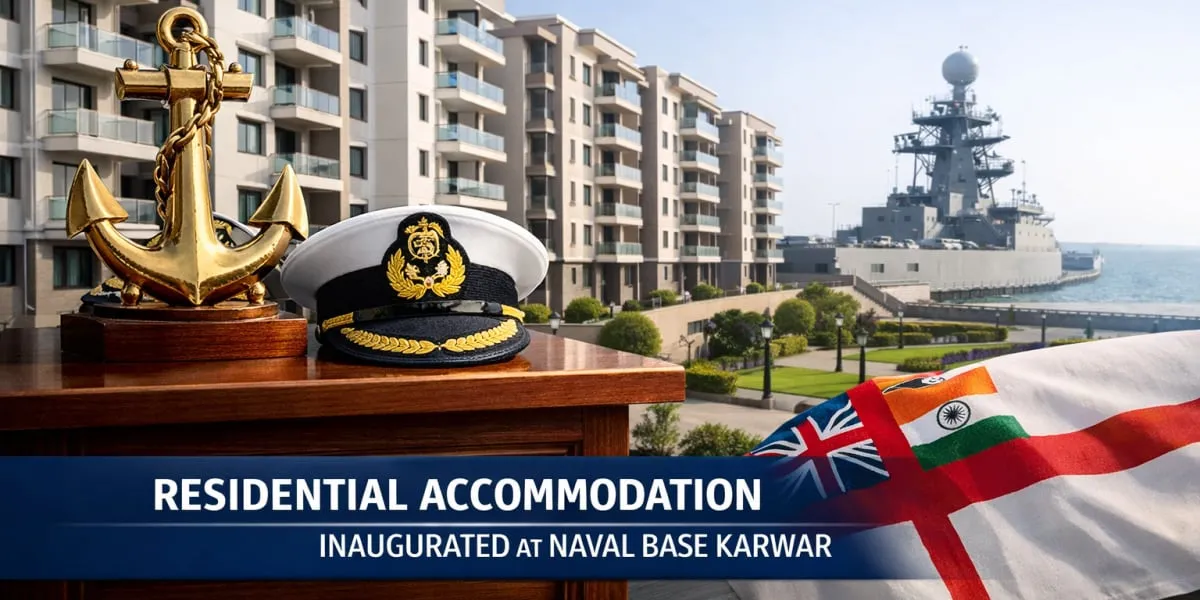 Residential Accommodation Inaugurated At Naval Base Karwar