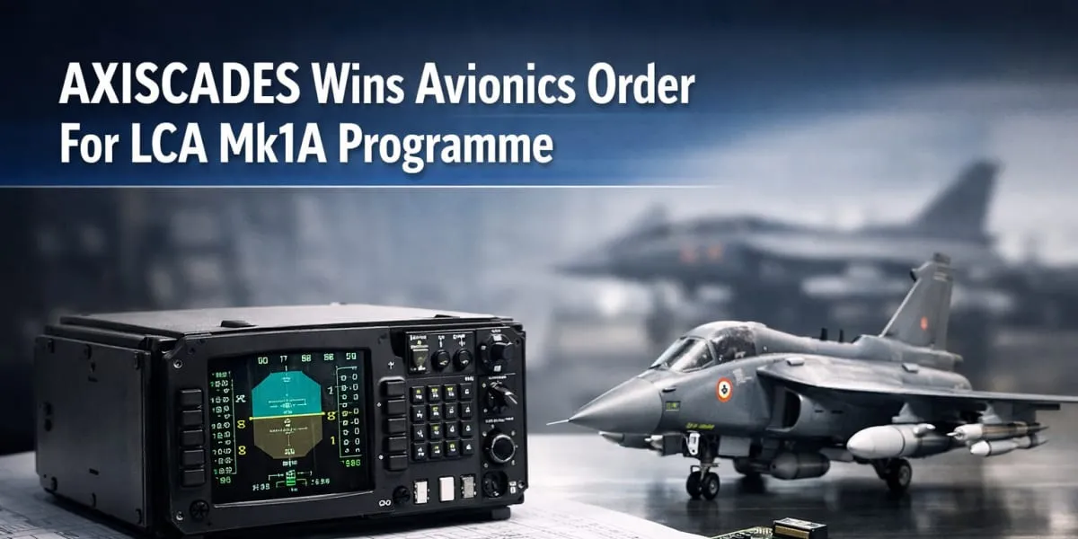 AXISCADES Wins Avionics Order For LCA Mk1A Programme