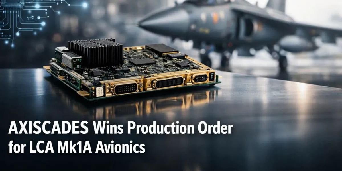 AXISCADES Wins Production Order for LCA Mk1A Avionics