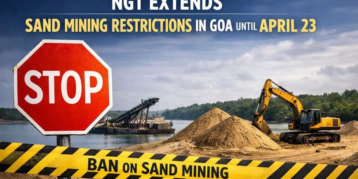 NGT Extends Sand Mining Restrictions In Goa Until April 23