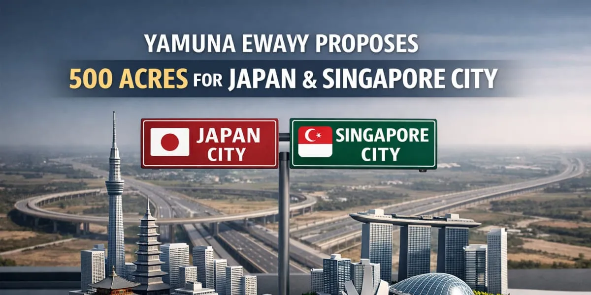 Yamuna Eway Authority Proposes 500 Acres for Japan and Singapore City