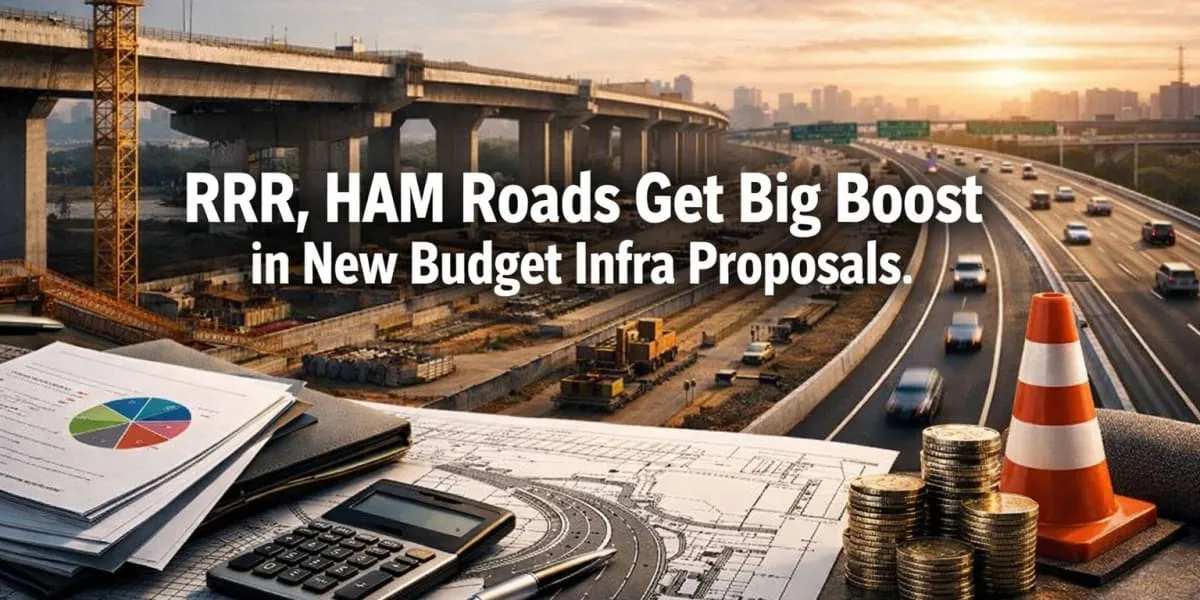 RRR, HAM Roads Get Big Boost in New Budget Infra Proposals