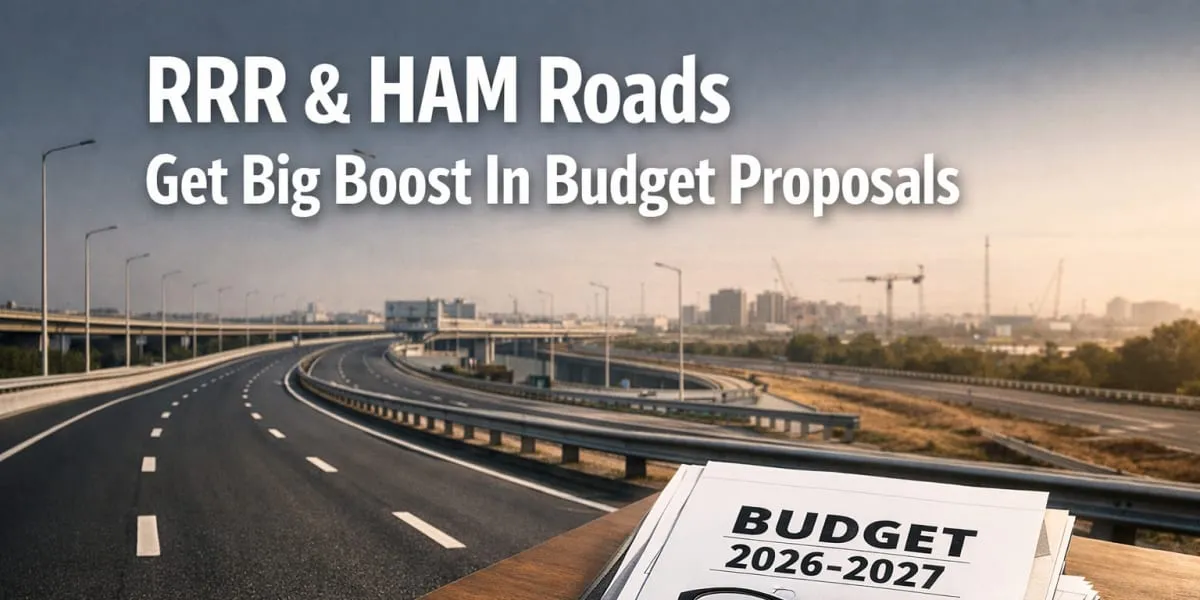 RRR And HAM Roads Get Big Boost In Budget Proposals