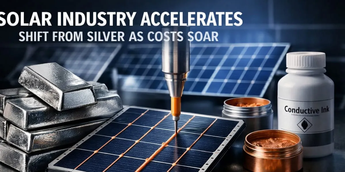 Solar Industry Accelerates Shift From Silver As Costs Soar