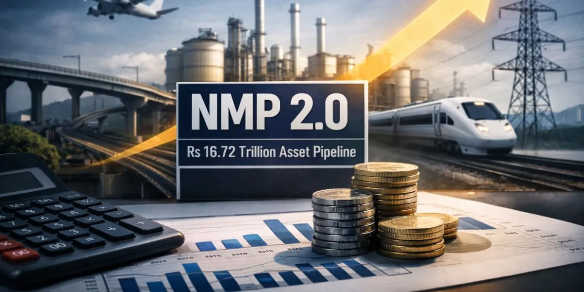 NMP 2.0 Launched With Rs 16.72 Trillion Asset Pipeline