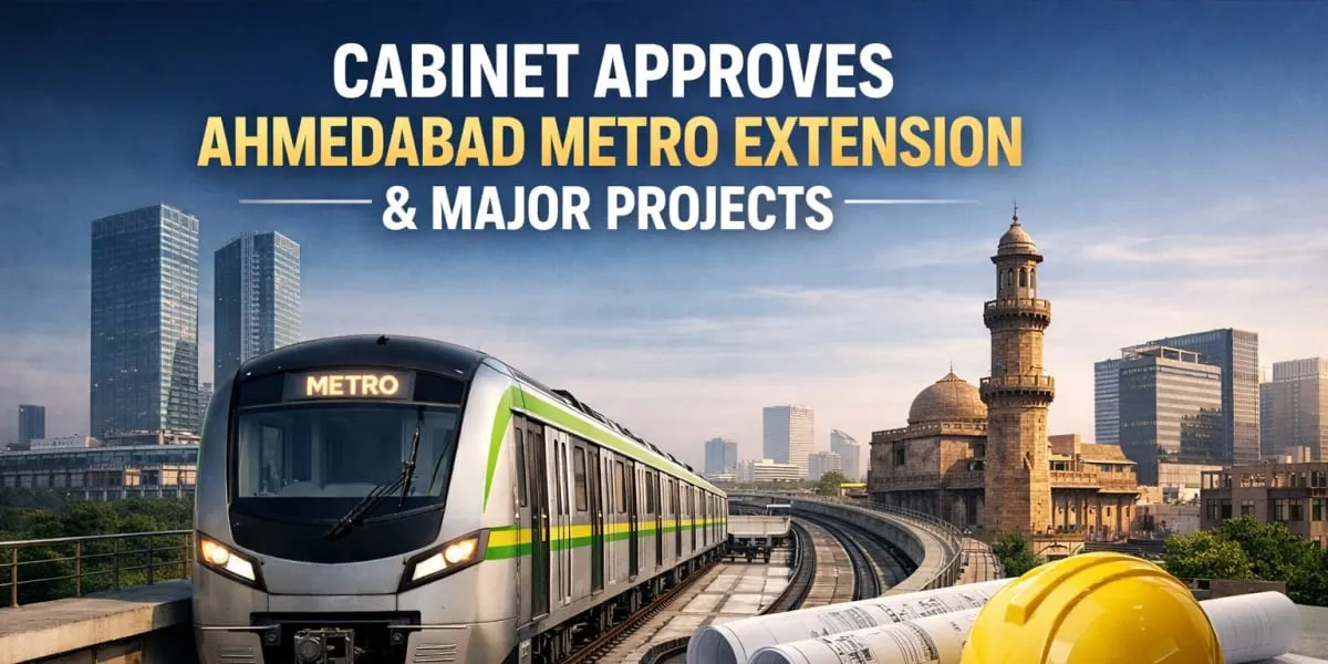 Union Cabinet Approves Ahmedabad Metro Extension And Major Projects