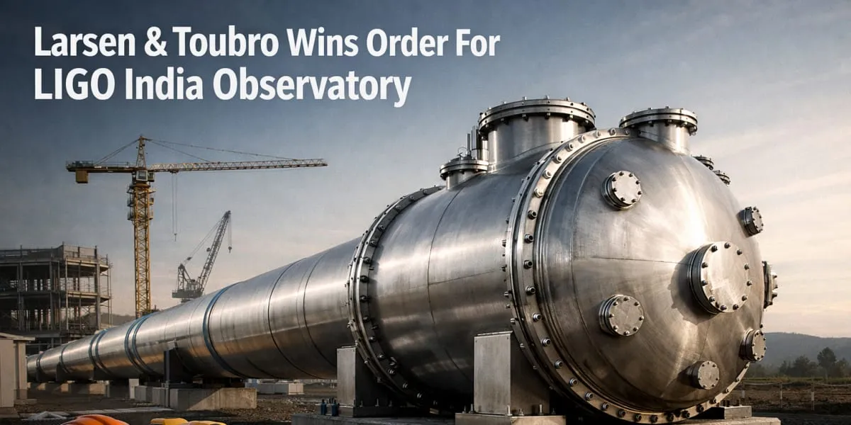 Larsen & Toubro Wins Order For LIGO India Observatory
