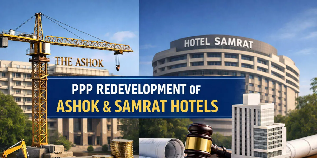 Government Clears PPP Redevelopment Of Ashok And Samrat Hotels