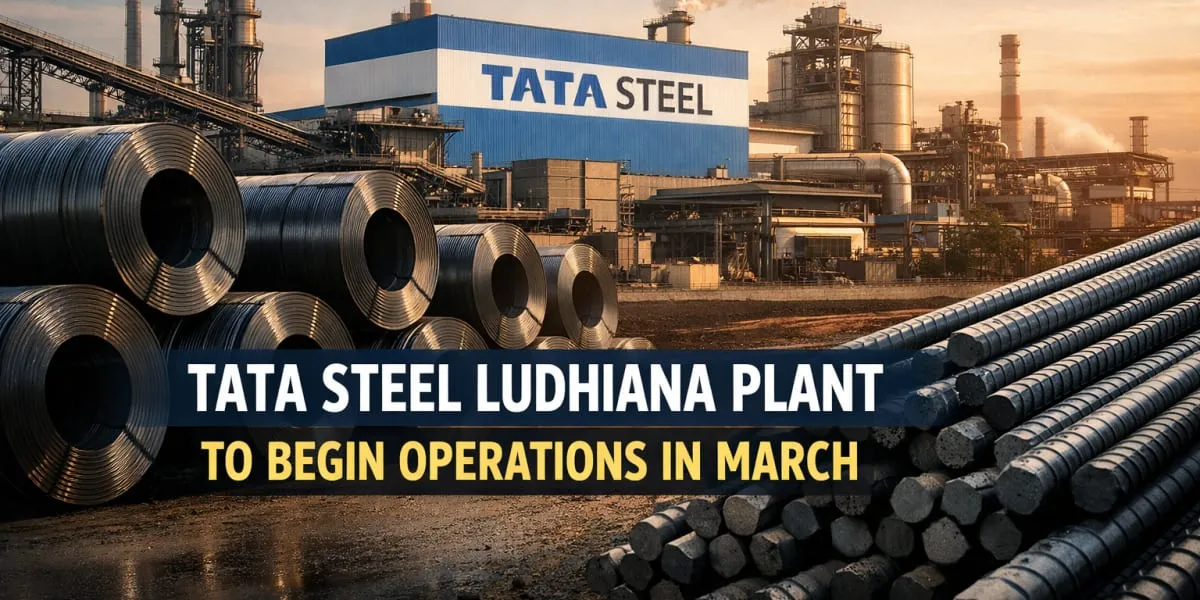 Tata Steel Ludhiana Plant To Begin Operations In March