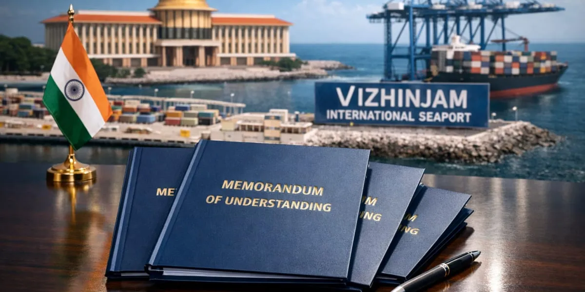 Kerala Signs MoUs With Central PSUs For Rs 20 Billion Vizhinjam Plan