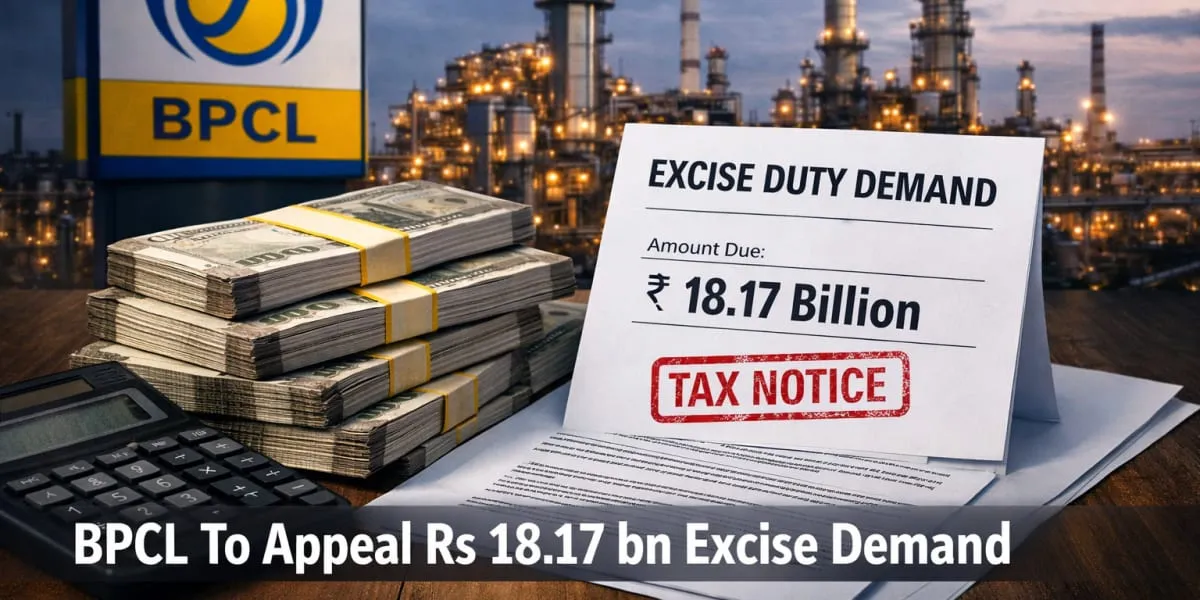 BPCL To Appeal Rs 18.17 bn Excise Demand