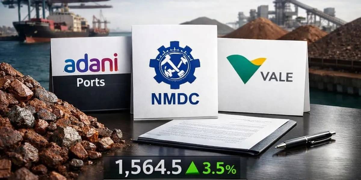 Adani Ports Gain After Iron Ore MoU With NMDC And Vale