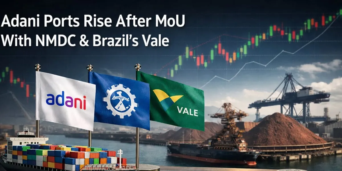 Adani Ports Rise After MoU With NMDC And Brazil's Vale