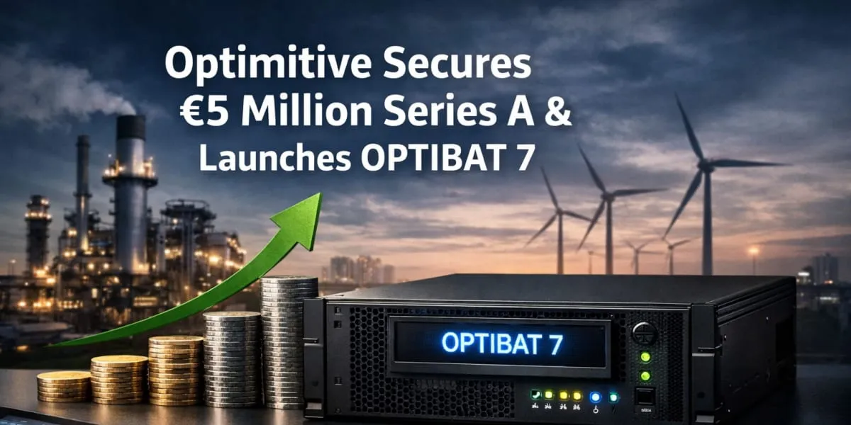 Optimitive Closes Five Million Euro Series A And Launches OPTIBAT 7