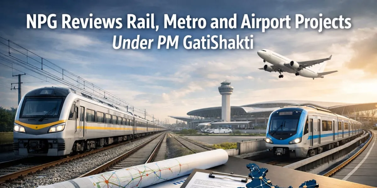 NPG Reviews Rail, Metro and Airport Projects Under PM GatiShakti