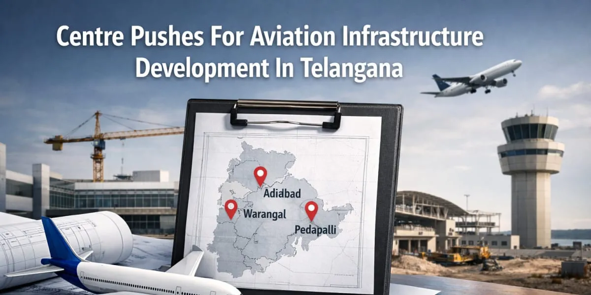 Centre Pushes For Aviation Infrastructure Development In Telangana
