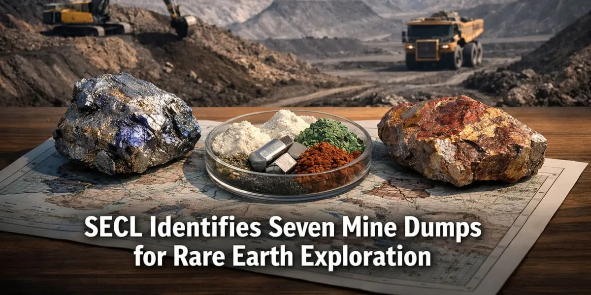 SECL Identifies Seven Mine Dumps for Rare Earth Exploration