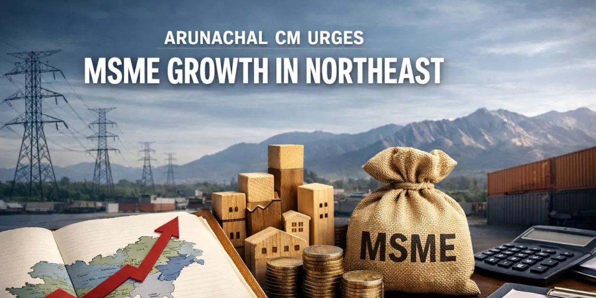 Arunachal Chief Minister Urges MSME Growth In Northeast