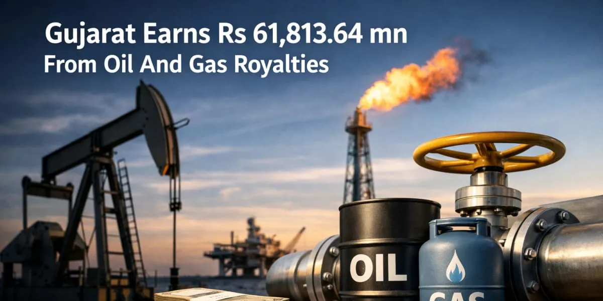Gujarat Earns Rs 61,813.64 mn From Oil And Gas Royalties