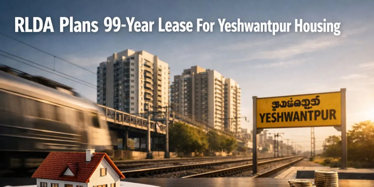 RLDA Plans 99-Year Lease For Yeshwantpur Housing
