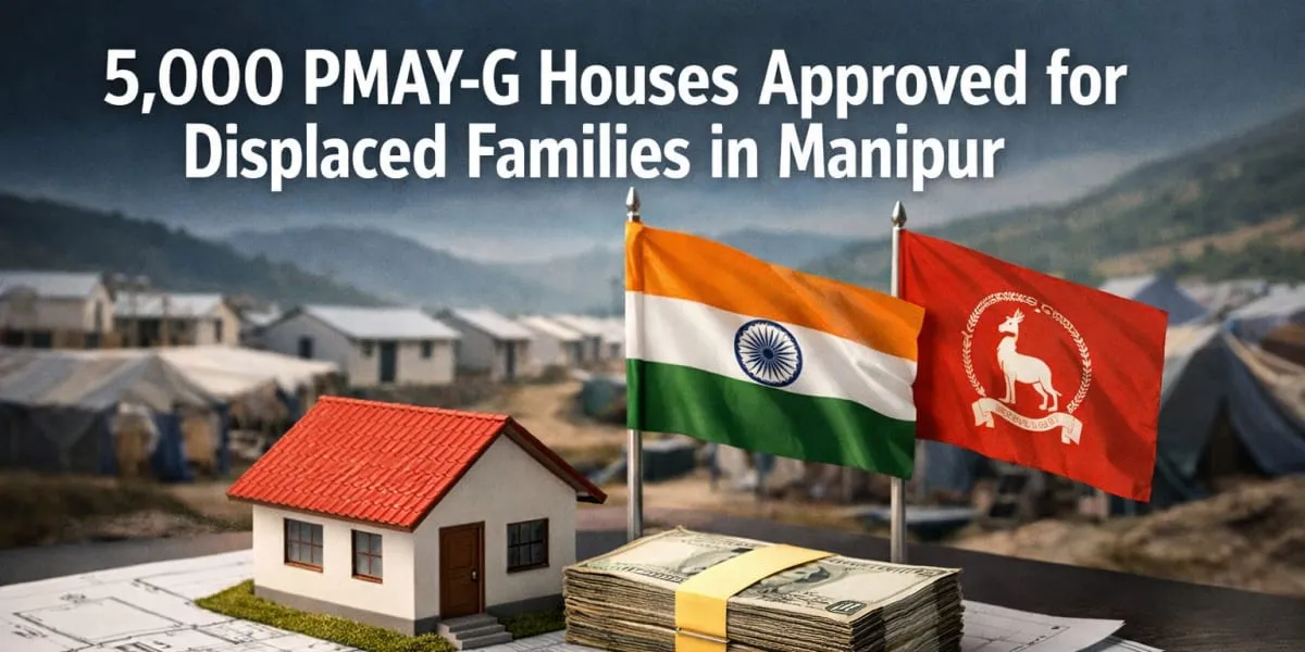 Centre Approves 5,000 PMAY-G Houses For Displaced Families In Manipur
