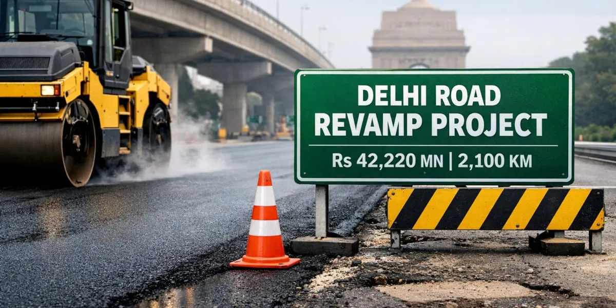 Delhi Government Plans Rs 42,220 Million Revamp Of 2,100km Roads