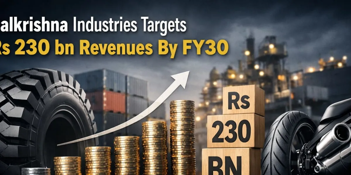 Balkrishna Industries Targets Rs 230 bn Revenues By FY30