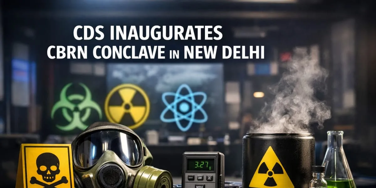 CDS Inaugurates Two-Day CBRN Conclave in New Delhi
