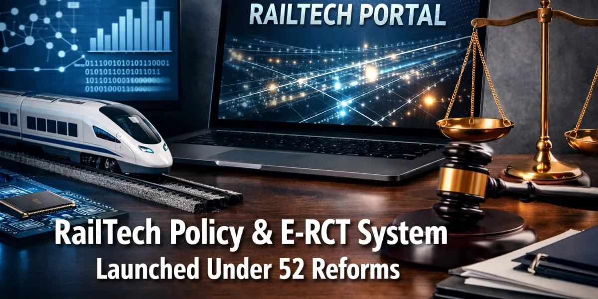 RailTech Policy And E?RCT System Launched Under 52 Reforms