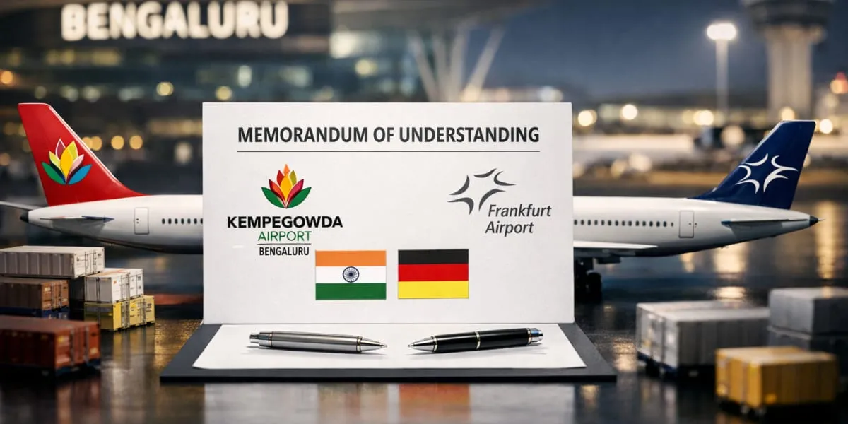Bengaluru Kempegowda Airport Signs MoU With Frankfurt Airport