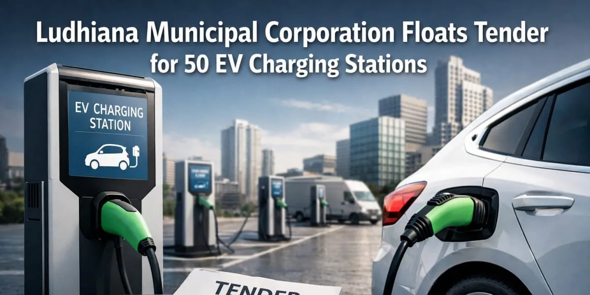 Ludhiana Municipal Corporation Floats Tender for 50 EV Charging Stations