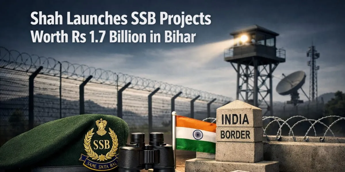 Shah Launches SSB Projects Worth Rs 1.7 Billion (bn) in Bihar