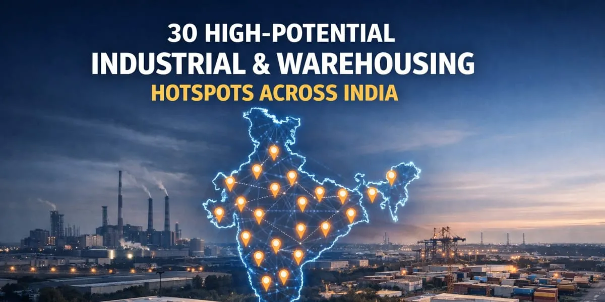 30 High-Potential Industrial And Warehousing Hotspots Across India