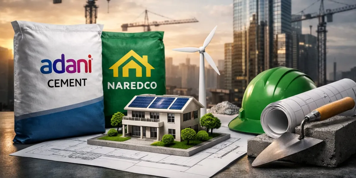 Adani Cement And Naredco Partner To Back Sustainable Construction