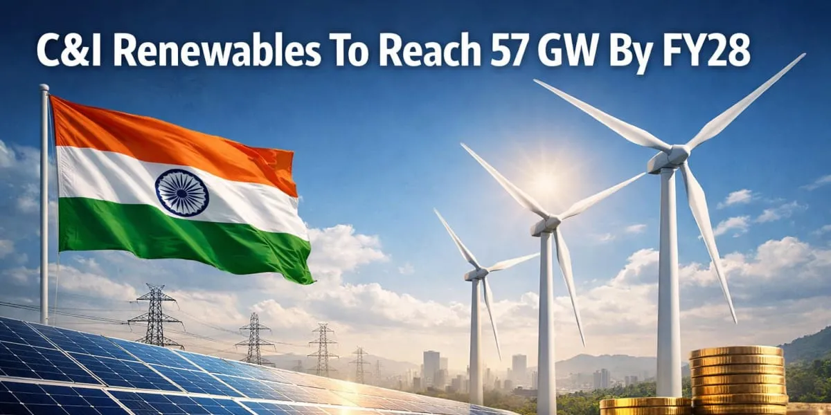C&I Renewables To Reach 57 GW By FY28