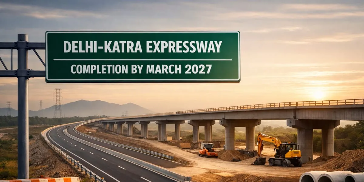 Delhi-Katra Expressway To Be Completed By March 2027